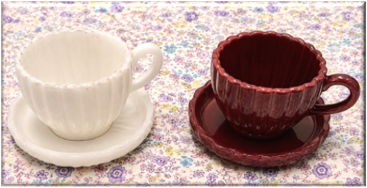 Handmade Vintage-Inspired Teacups